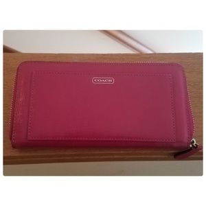EC Hot Pink Coach Wallet